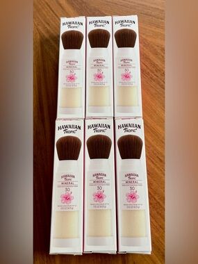 6 Hawaiian Tropic Mineral Sunscreen Powder Brush SPF 30 bridal shower party